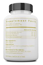 Ancestral Supplements Grass Fed Beef Gallbladder with Ox Bile and Liver, 1000mg, Complex Promotes Digestive 180 Capsul.Abd.89.