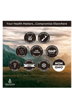 Ancestral Supplements Grass Fed Beef Heart  3300mg, CoQ10 and Mitochondrial Health, Non-GMO, 180 Capsules.