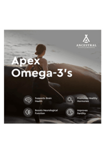 Ancestral Supplements Wild Caught Fish Eggs, 2400mg, Omega-3  Brain, Heart, Fertility and Inflammatory, Whole Food Source of Vitamin D, K2, and A, Non-GMO, 180 Capsul.USA.90.