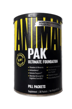 Animal Pak NEW SERİES The Ultimate Foundatıon Pack, 30 Packs. ABD MENŞEİ. Avrupa Değil.62.