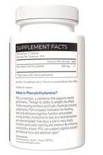 Austinootropics PEA Phenylethylamine 100 Capsul.Made ın Usa.63.