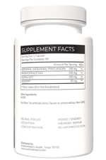 Austinootropics Tru Focus Limitless 90 Veg Capsul.Made In Usa.85.