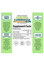 BioSchwartz  Garcinia Cambogia Weight Loss- 1500mg 90 Capsul HCA Pure Extract-Fast Acting Appetite Suppressant-Fat Burner for Women and Men- Carb Blocker Metabolism.