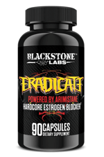 BLACKSTONE LABS ERADICATE (VÜCUTTA SU TUTMAYA-ÖSTROJONE -ARIMISTANE+NAC+SafedMusli) 90 Kapsul.42.