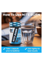 BPI Sports Nite Burn 640mg 30 Capsul Nighttime Fat Burner  Sleep Support – Keto-Friendly – Weight Loss, Relaxation, Boost Metabolism .