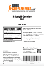 Bulk Suplament N-Acetyl L-Cysteine (NAC) 250gr 417 Servis.USA.56 .(SKT:12.2024)