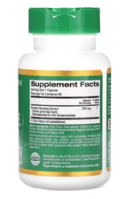California Gold Nutrition EuroHerbs Korean Panax Ginseng Extract 250mg 60 Veg Capsul.Özel Sporcu Gıdaların'dan.31.