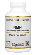 California Gold Nutrition, NMN, 175 mg , 180 Veggie Capsules.Abd Menşei.