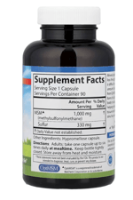 Carlson, MSM Sulfur, 90 Vegetarian Capsules.
