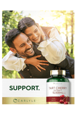 Carlyle Tart Cherry  10,500mg   200 Release Capsules.Made ın Usa.46.