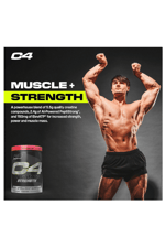 Cellucor C4 Ultimate Strength Pre Workout 20 Servis Tri-Stim Experience Caffeine+TeaCrine+Dynamine-Creatine Beta-Alanine.(Avrupa Değil.Amerikan İçeriktir)!!.
