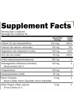 Clean Nutra DH/EA 200mg 60 Capsul  Pregne/nolone 100mg for Men  Women with DIM Ashwa/gandha Boron 6mg Calcium Magnesium Zinc 50mg Vitamin D3 5000 İU.