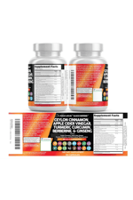 Clean Nutraceuticals Ceylon Cinnamon + Berberine Turmeric Apple Cider Vinegar Ginseng Bitter Melon Gymnema Milk Thistle Fenugreek 60 Capsul.