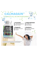 Clean Nutraceuticals GABA 5 HTP  L Tryptophan  L Theanine  SAM-e L-Glycine - Mood Support 90 Capsul.