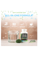 Clean Nutraceuticals GABA 5 HTP  L Tryptophan  L Theanine  SAM-e L-Glycine - Mood Support 90 Capsul.