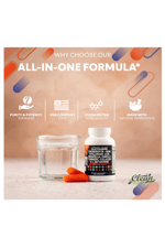 Clean Nutraceuticals Glucosamine Chondroitin MSM 1500mg  120 Capsul Turmeric Curcumin, Collagen, Hyaluronic Acid, Omega 3 – Joint Health for Men  Women  Joint Complex.