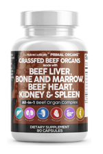 Clean Nutraceuticals Grass Fed Beef Liver Complex 90 Capsules.Abd Menşei.57.