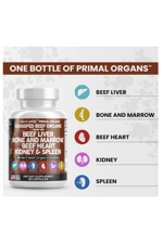 Clean Nutraceuticals Grass Fed Beef Liver Complex 90 Capsules.Abd Menşei.57.