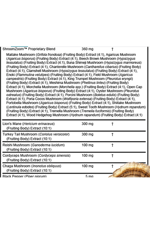 Clean Nutraceuticals Lions Mane 20in1 60 Capsul,Mushroom with Turkey Tail Reishi Cordyceps Chaga Maitake Meshima Poria Cocos Shiitake Oyster Porcini Enoki.57.
