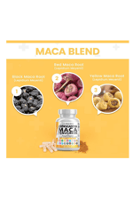 Clean Nutraceuticals - Maca Root - Fenugreek -  with Tongkat - Ginseng - Assists with Stress, Mood & Thyroid - 60 Capsul.Made ın Usa.54.