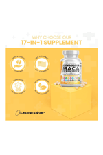 Clean Nutraceuticals - Maca Root - Fenugreek -  with Tongkat - Ginseng - Assists with Stress, Mood & Thyroid - 60 Capsul.Made ın Usa.54.