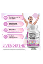 Clean Nutraceuticals Milk Thistle NAC Chanca Piedra Beet Root Artichoke Dandelion Root - Liver Cleanse Detox  Repair Plus TUDCA Choline  Ginger 60 Capsul.