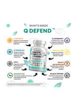 Clean Nutraceuticals Quercetin Zinc 60 Capsul Vitamin C Vitamin D Bromelain Elderberry - Lung Artemisinin, Sea Moss, Echinacea, Allergy Relief.USA.