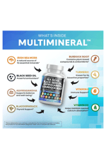 Clean Nutraceuticals  Sea Moss Black Seed Oil 60 Capsul Turmeric Bladderwrack Burdock  Vıtamın C Vıtamın D3 Elderberry Manuka Dandelion Yellow Dock Iodine.Abd Menşei.