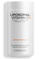 Codeage Liposomal Vitamin C 1500mg with Zinc,Elderberry,Citrus-Quercetin- Rose Hips  180 Capsules.