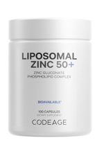 Codeage Liposomal Zinc 100 Capsul–3 Month Supply–One Per Day-50mg Zinc Gluconate- Essential Mineral-Vegan.