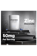 Codeage Liposomal Zinc 100 Capsul–3 Month Supply–One Per Day-50mg Zinc Gluconate- Essential Mineral-Vegan.