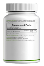 DEAL SUPLAMENT Lithium Orotate 5mg, 240 Capsules – Highly Bioavailable.