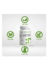 DEAL SUPPLEMENT 5-HTP 200mg  240 Capsul, 98% African Derived Griffonia Seed Extract  Plus Active L Theanine, L Tryptophan, GABA  Relaxation.Usa Menşei.49.