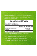 DEAL SUPPLEMENT Beef Liver Supplement with Ox Bile 4,500mg Per Serving, 300 Capsules.Made ın Usa.3932