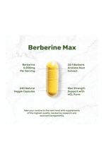 DEAL SUPPLEMENT Berberine Max  5000mg  240 Veggie Capsul – 97% Pure Berberine HCL – 25:1 Root Extract .ABD MENŞEİ.54.