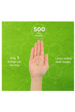 DEAL SUPPLEMENT Folic Acid 1000 mcg (1 mg), 500 Coconut Oil Softgels  Bioavailable Prenatal (Vitamin B9). Usa Menşei.44.
