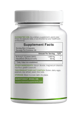 DEAL SUPPLEMENT N.A.C (N-Acetyl Cysteine) 1000mg  Reduced Glutathione 240*Capsul.Usa Menşei.42.
