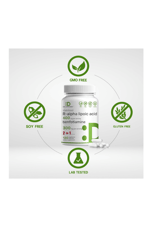 DEAL SUPPLEMENT R Alpha Lipoic Acid 600mg  Benfotiamine R-ALA 120 Veg Capsul.Usa Menşei.57.
