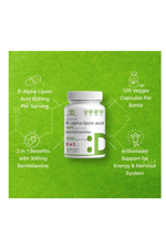 DEAL SUPPLEMENT R Alpha Lipoic Acid 600mg  Benfotiamine R-ALA 120 Veg Capsul.Usa Menşei.57.