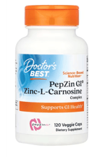 Doctor’s Best PepZin GI   Zinc-L-Carnosine Complex 120 Veggie Capsul.USA.48.