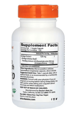 Doctor's Best  Extra Strength Ginkgo Biloba 120mg 120 Veggie Capsul.Usa Menşei.