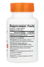 Doctor's Best, L-Theanine with Suntheanine, 150 mg, 90 Veggie Capsul.49