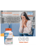 Doctor's Best, Serrapeptase, 40,000 SPU, 90 Veggie Capsul. USA.38.