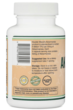 Double Wood Akkermansia Probiotic and Postbiotic (Increases GLP-1 Production) 120 Capsules, 50mg per Serving (Third Party Tested to 5 Billion TFU.Abd Menşei.