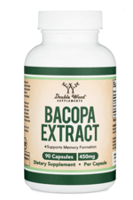 Double Wood  Bacopa Monnieri Extract 450mg 90 Capsul. Usa Version 40.