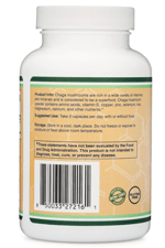 Double Wood Chaga Mushrooms 120 Capsules  1,000mg.Abd Menşei.