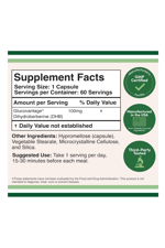 Double Wood Dihydroberberine 100mg, 60 Capsul. Abd.40.