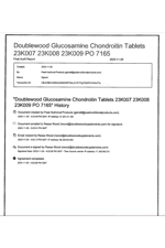 Double Wood Glucosamine Chondroitin Triple Strength  2700mg  180 Tablet.Usa Menşei.3937