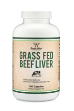 Double Wood Grass Fed Beef Liver 1000mg 180 Capsul. Usa Version 38.