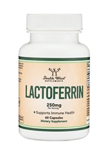 Double Wood Lactoferrin 250mg per Serving (60 Capsules).Abd Menşei